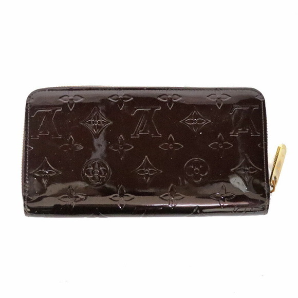 Louis Vuitton Long Wallet Purple Vernis Bordeaux Amarante Zippy - Picture 1 of 6